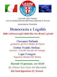 locandina inontro Democrazia e Legalità