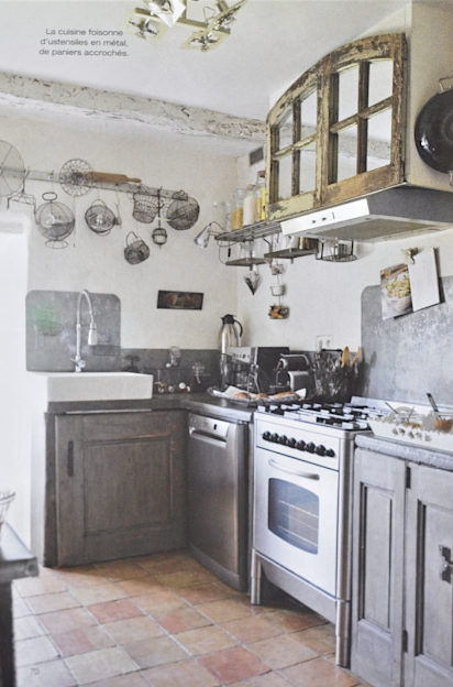 Vintage chic: inspirasjon: fransk kjøkken/ inspiration: french kitchen