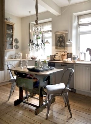 Vintage chic: inspirasjon: fransk landstil kjøkken/ inspiration ...
