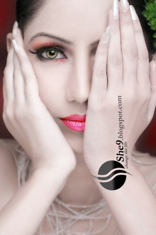Dazzling look of fancy make-up fancy makeup. Dazzling look of fancy make-up
