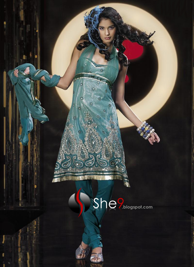 Dresses for Parties Wear Indian Churidar Dresses She9 Change the