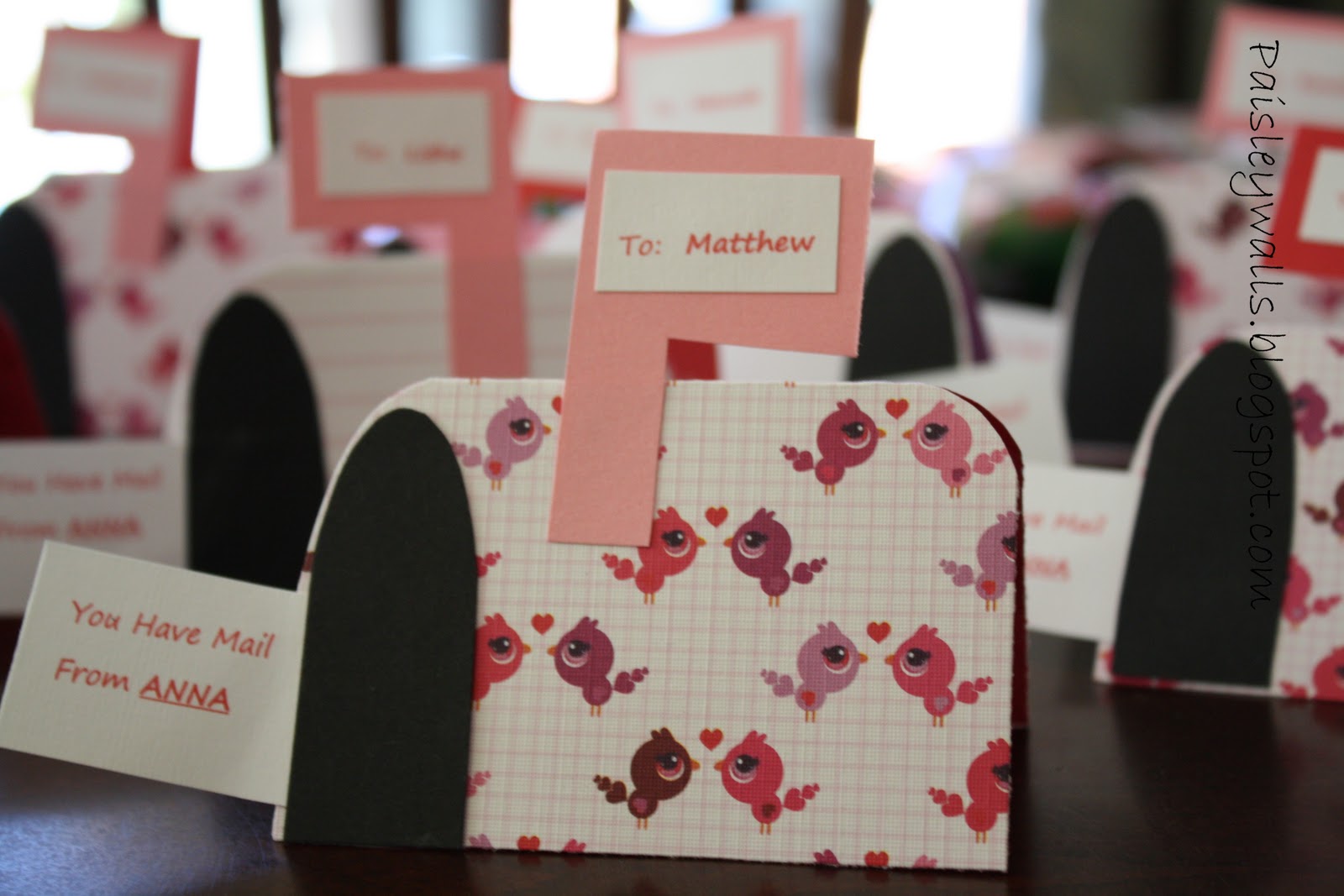 Paisley Walls Mailbox gift Bags