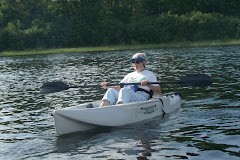 Punk took her kayak for a ride in Port Rawley Bay