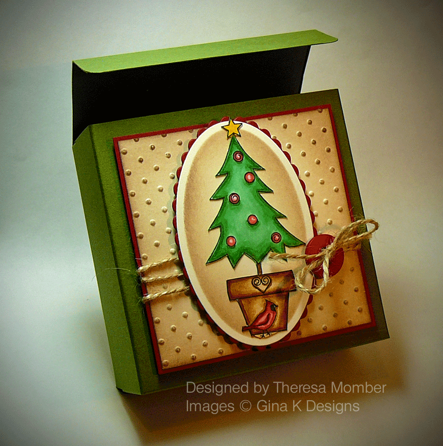 Diy christmas box gift boxes festive Crafting The Web: Christmas Box Revisited