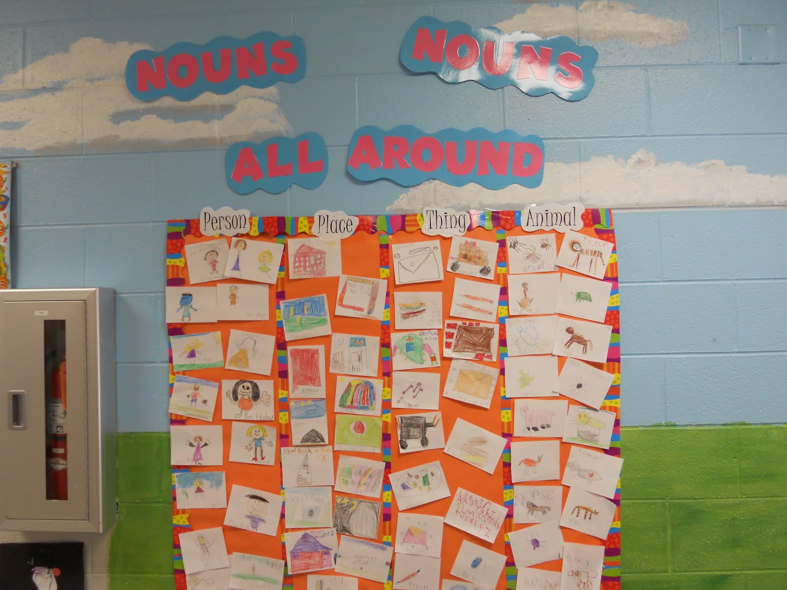 Life in First Grade Nouns All Around