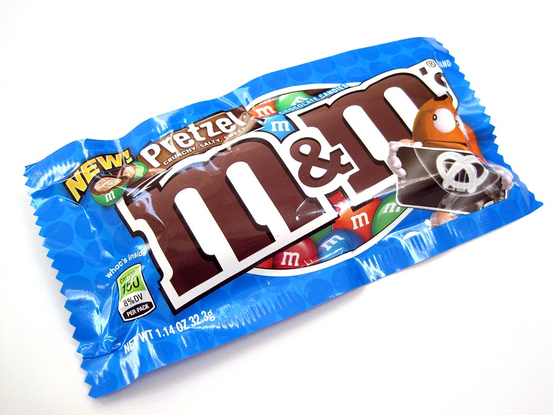 Pretzel M&Ms - Candy Blog