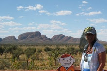 Flat Stanley in outback