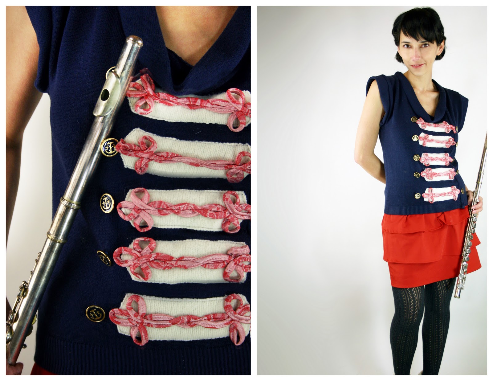 Grosgrain Embellish Knit Month Day 28