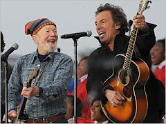 Pete Seeger and Bruce Springsteen