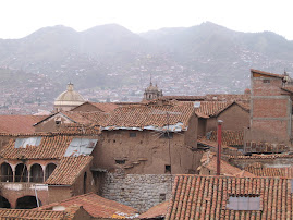 view of Cusco from our room