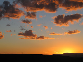 High desert sunset