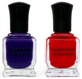 lippmann collection, summer 2009, it's raining men, call me irresponsible, purple, red, nail polish, nail lacquer, nail color, nail colour, nails, nail trends