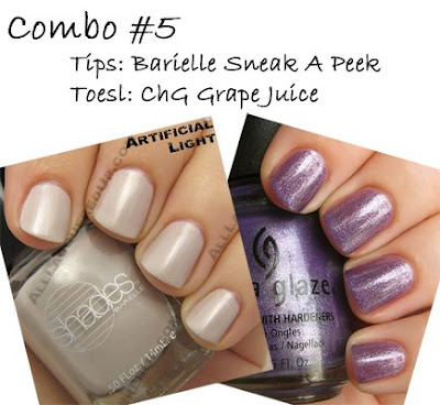 barielle sneak a peek, china glaze grape juice 