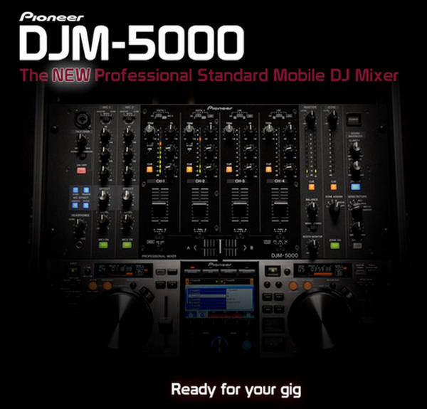 PIONEER DJM5000 Mobile DJ Mixer JBL KAPTAN