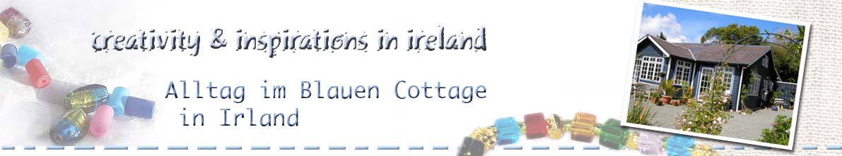 Creativity and inspirations from Ireland Kreativ-Alltag im blauen Cottage in Irland