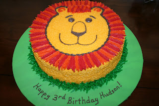 lion kids cake