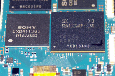 sony nex disassembled components chips infrared