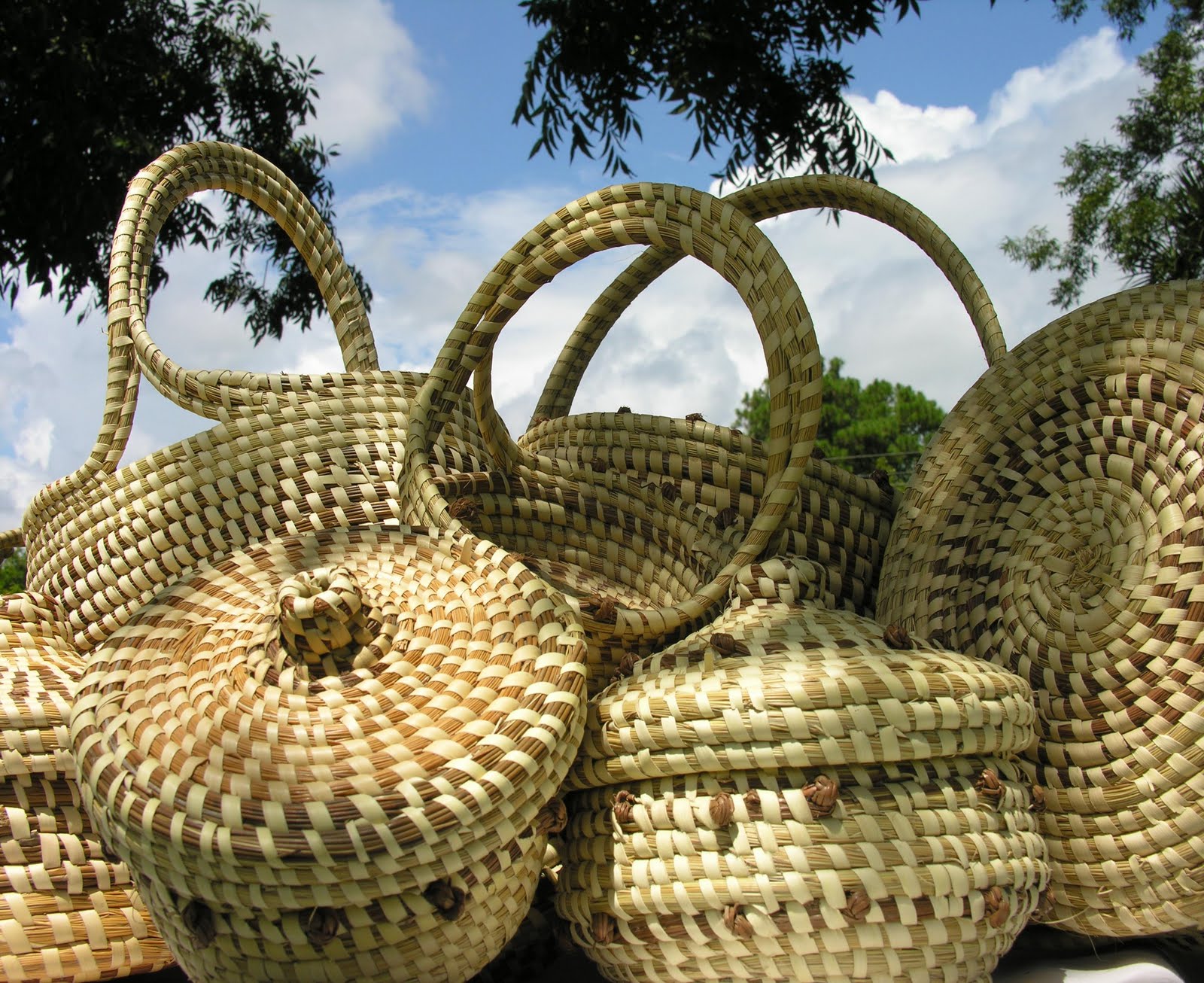 Beaufort District Collection Connections Sweetgrass Basket Weaving