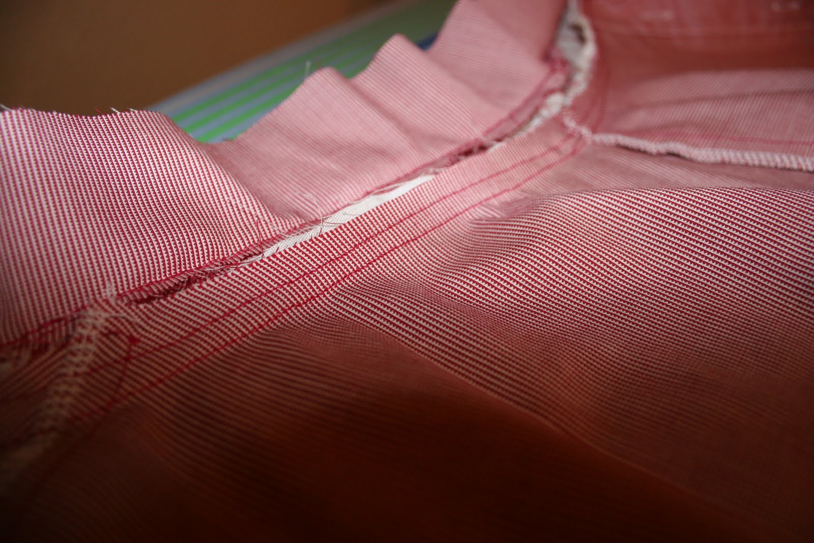 Refashioning A22 ATTACHING COLLAR TO SHIRT