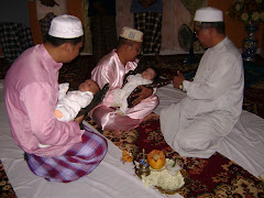 Majlis doa selamat & bercukur Umaira & Lokman..