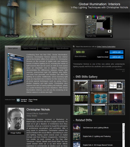 Gnomon Global Illumination Interiors VRay Gnomon Global Illumination Interiors VRay