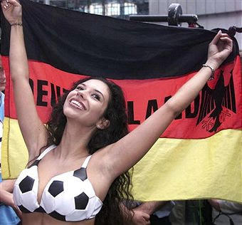 German female football fans