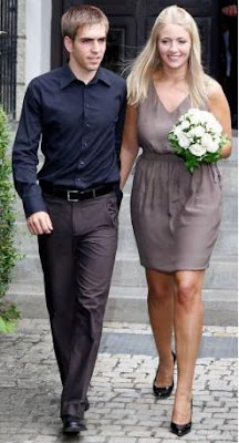 Philipp Lahm and Claudia Schattenberg marriage