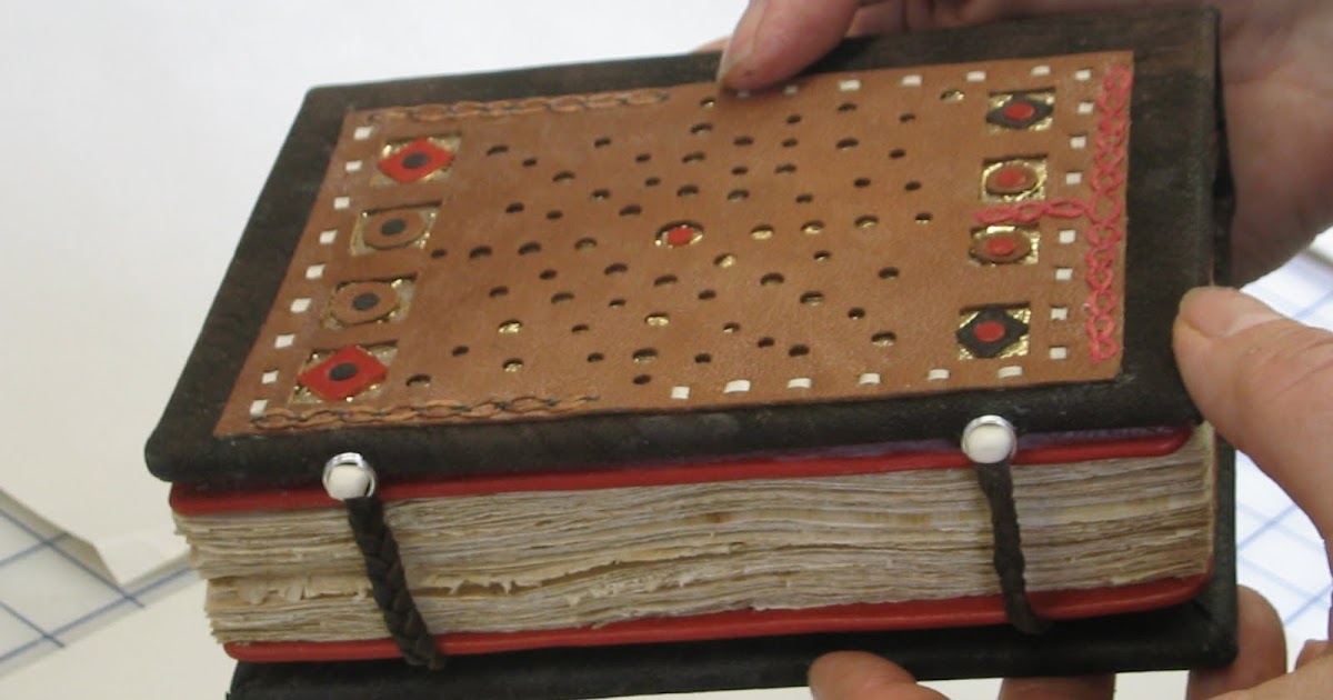 Don Taylor Bookbinder late coptic bookbinding at CBBAG 2009