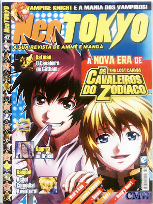 Neo Tokyo: Edição 47 publicou matéria sobre Lost Canvas! Capa+copy