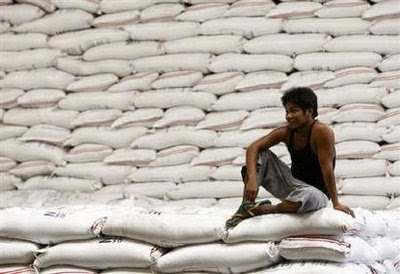 Rice Stock Pile