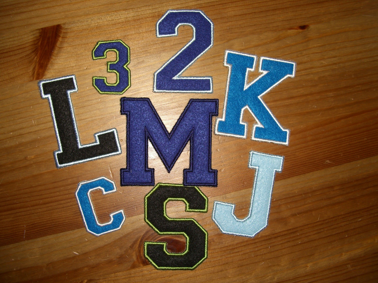 The Blissful Stitcher Felt Letter Patches, continued