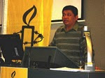Ko Aung Khing Min talks current situation and unfare election 2010 in Burma (Auckland University)