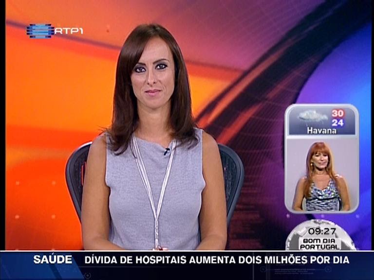 SATCAPS: Carla Trafaria uma bela pivot nas manhãs da RTP@Bom Dia