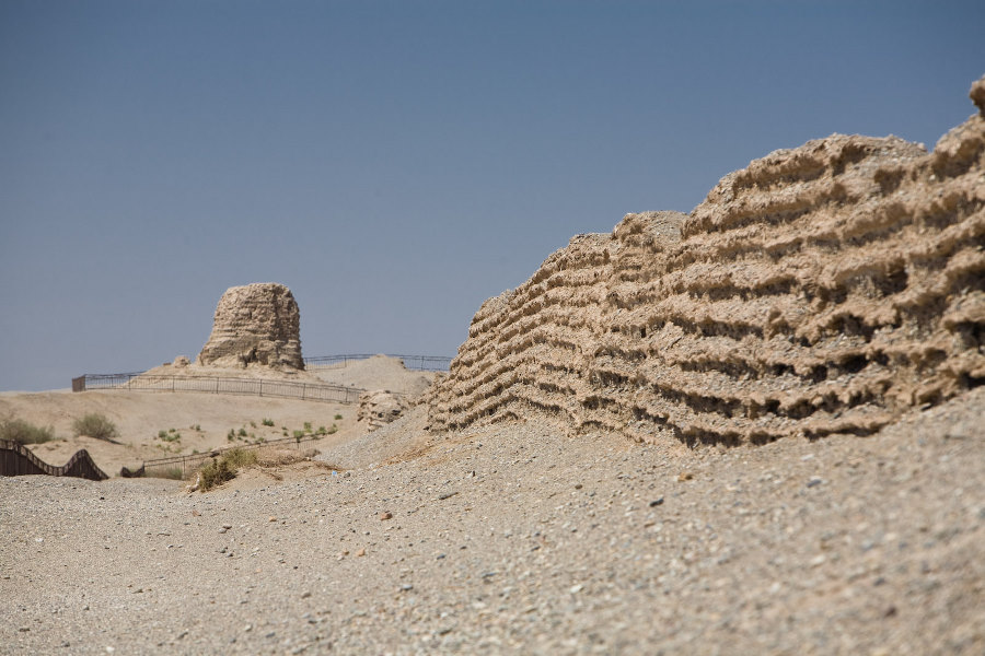 Mongols China And The Silk Road Han Great Wall Discovered In Gansu