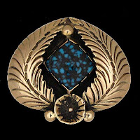 1970's Gem Grade Lander Blue Turquoise Ring