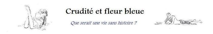 Crudité et fleur bleue