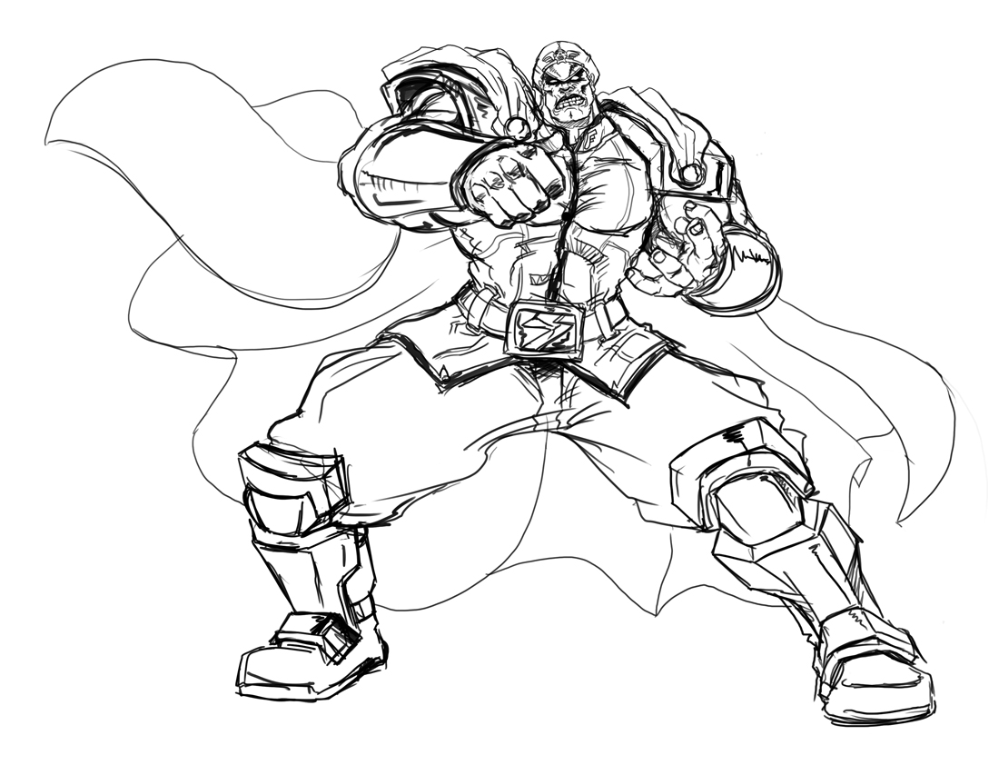 M Bison Street Fighter Coloring Pages Sketch Page Sketch Coloring Page.