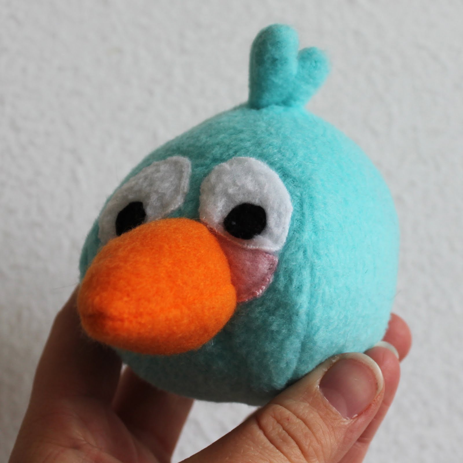 angry birds blue bird plush