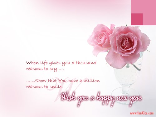 New Year Wallpaper - 2012: New Year Roses Wallpaper, HAppy New YEar ROse Wishes