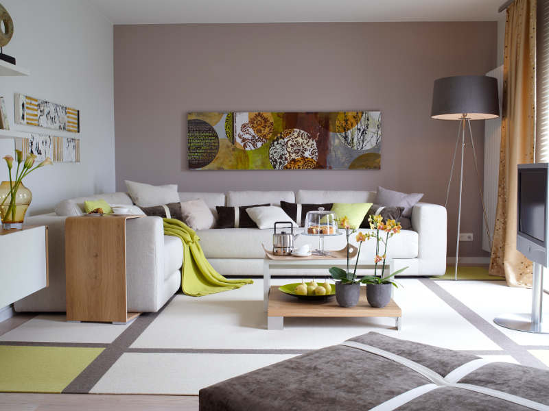 Wohnzimmer tapeten ideen braun – dumss.com