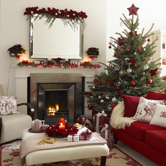 christmas fireplace decorations