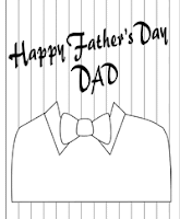 Fathers Day Coloring Cards