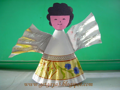 How To Make Angel Wings With Chart Paper