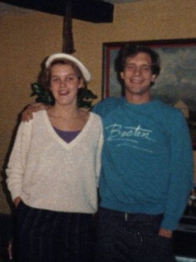 Julie and Glen, Christmas 1984