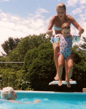 Take the plunge.  Mimi, Julie and Ashley 1990