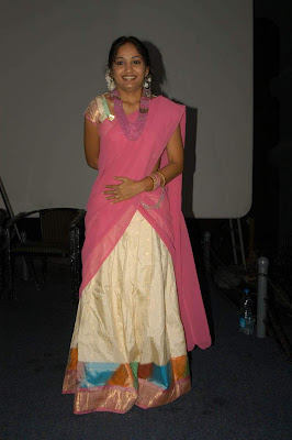 Tollywood Actress Madhavi Latha in Half Saree Photos
