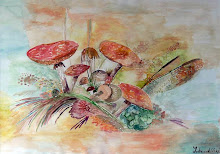 Mijn eerste werk aquarel (Laren nh 2007)