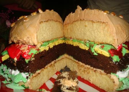 Cake Hamburger