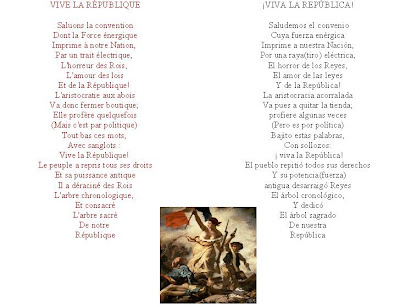 Revolución Francesa. Canción ¡VIVA LA REPÚBLICA!
