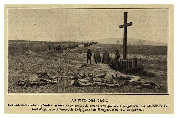 Comparison between the soldier and a dead boche essay image